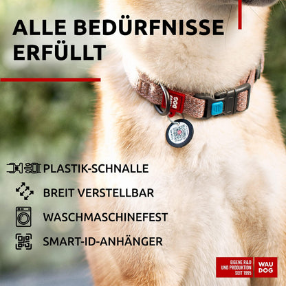 EcoSoft Reflective Cotton Dog Collar 10-16 Inch